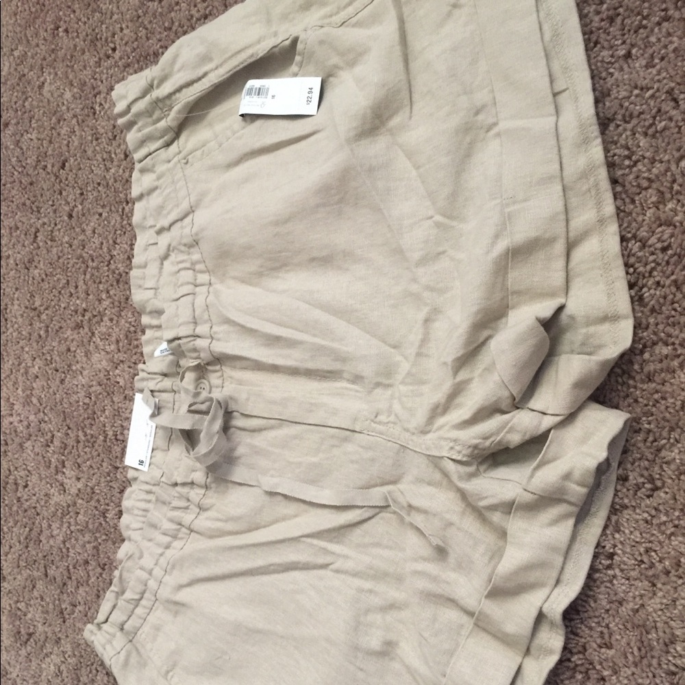 Linen shorts